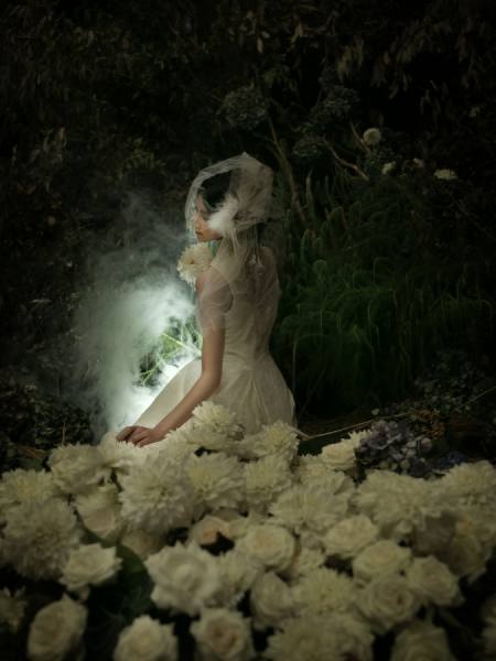 Photograph Haseo Hasegawa Sad Bride on One Eyeland